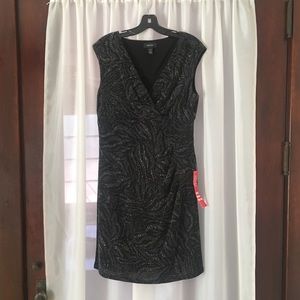 RM Richards super sparkly black dress. Sz 14 Tall